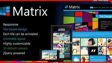 Photo of [Download-S2] Matrix - Themeforest Responsive Tile-Based Template