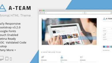 Photo of [Download-S2] A-TEAM: Minimal & Responsive HTML5 Blog Template