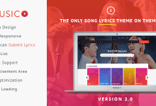 Photo of [Download-S2] Muusico v2.5 - Song Lyrics WordPress Theme