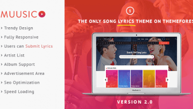 Photo of [Download-S2] Muusico v2.5 - Song Lyrics WordPress Theme