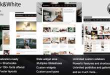 Photo of [Download-S2] Black and White Themeforest Wordpress Theme