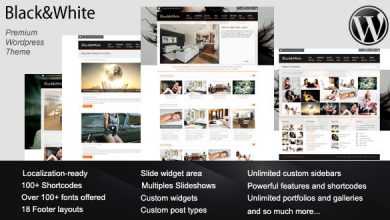 Photo of [Download-S2] Black and White Themeforest Wordpress Theme