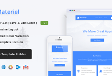 Photo of [Download-S2] Material - Responsive Email Template + Online Builder