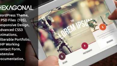 Photo of [Download-S2] Hexagonal v2.4 - Clean Multipurpose WP Theme