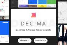 Photo of [Download-S2] Decima v1.2.0 - Bootstrap 4 Angular 4 Admin Template
