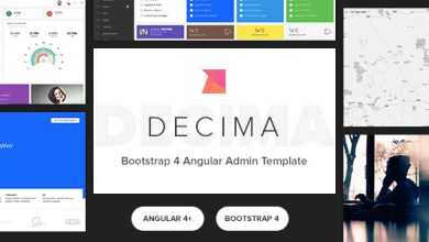 Photo of [Download-S2] Decima v1.2.0 - Bootstrap 4 Angular 4 Admin Template