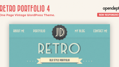 Photo of [Download-S2] Retro Portfolio v4.9.2 - One Page Vintage WordPress Theme
