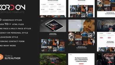Photo of [Download-S2] Kordon - Responsive One Page & Multi Page Portfolio Template