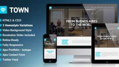 Photo of [Download-S2] Town - Themeforest Onepage Retina Template
