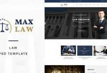 Photo of [Download-S2] Max Law - Lawyer & Attorney HTML Template