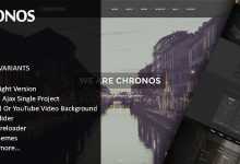 Photo of [Download-S2] Chronos - Themeforest Parallax One Page HTML Template