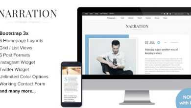 Photo of [Download-S2] Narration v2.0 - A Responsive HTML5 Blog Template
