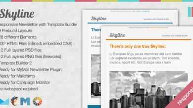 Photo of [Download-S2] Skyline - Responsive Newsletter with Template Builder