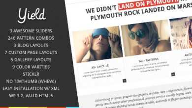 Photo of [Download-S2] Yield - Creative WordPress Themeforest Theme
