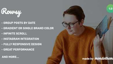 Photo of [Download-S2] Rowsy v1.1 - WordPress Blog Theme