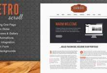 Photo of [Download-S2] Retro Scroll - Themeforest Creative One Page WordPress Theme