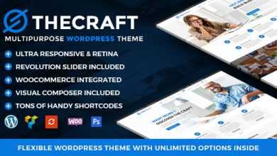 Photo of [Download-S2] TheCraft v1.0 - Responsive Multipurpose WordPress Theme