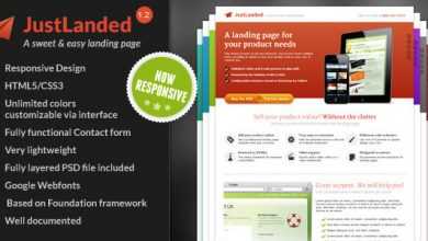 Photo of [Download-S2] JustLanded v1.2.1 - Landing Page