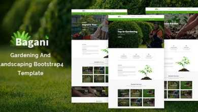 Photo of [Download-S2] Bagani - Gardening and Landscaping Bootstrap4 Template