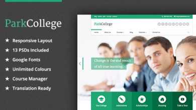 Photo of [Download-S2] ParkCollege - Themeforest Education Responsive WP Theme