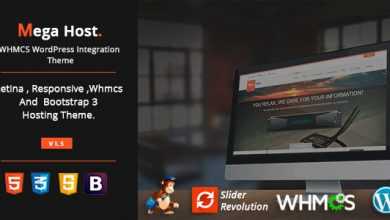 Photo of [Download-S2] MegaHost v1.5 - WHMCS WordPress Integration Theme