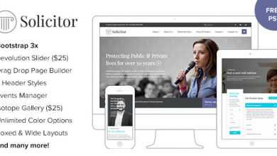 Photo of [Download-S2] Solicitor v1.3 - Law Business Responsive WordPress Theme