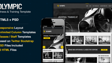 Photo of [Download-S2] Olympic - Fitness & Health Site Template