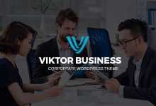 Photo of [Download-S2] Viktor - Responsive Corporate WordPress Theme