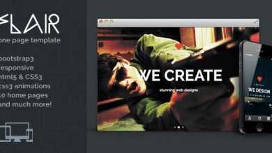 Photo of [Download-S2] Flair - One Page Responsive Html5 Template