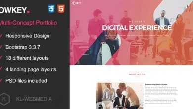 Photo of [Download-S2] Owkey - Multi-Concept HTML5 template