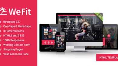 Photo of [Download-S2] WeFit – Premium Bootstrap Health Fitness Template