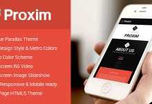 Photo of [Download-S2] PROXIM - Unique One Page Parallax Responsive HTML5