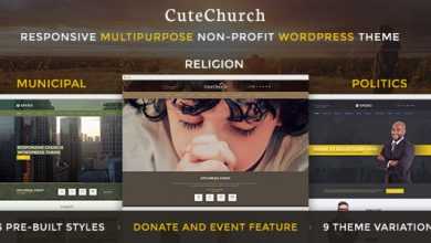 Photo of [Download-S2] CuteChurch WP Theme v2.0.1