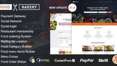 Photo of [Download-S2] FoodBakery v1.3 - Food Delivery Restaurant Directory Theme
