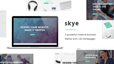 Photo of [Download-S2] Skye v1.5 - A Contemporary Theme for Creative Business