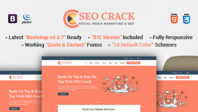 Photo of [Download-S2] SEOCrack v1.0 - Responsive SEO and SMM HTML5 Template