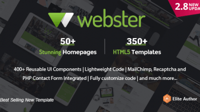 Photo of [Download-S2] Webster - Responsive Multi-purpose HTML5 Template