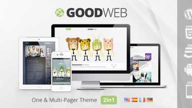 Photo of [Download-S2] GoodWeb v1.6 - One & Multi Page WordPress Theme