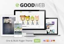 Photo of [Download-S2] GoodWeb v1.7 - One & Multi Page WordPress Theme