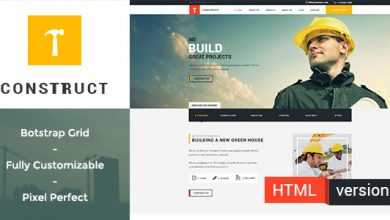 Photo of [Download-S2] Construct - Building and Construction HTML Template