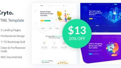 Photo of [Download-S2] Cryto - Bitcoin & Cryptocurrency Landing Page HTML Template