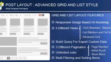 Photo of [Download-S1] Advance Post Grid/List with custom filtering for Visual Composer v4.0