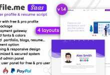 Photo of [Download-S1] Profile.me v1.4 - Saas Multiuser Profile & Resume Script - nulled