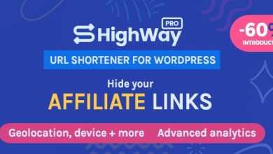Photo of [Download-S1] HighWayPro v1.0.2 - Ultimate URL Shortener & Link Cloaker for WordPress