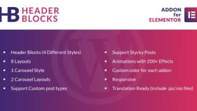 Photo of [Download-S1] Header Blocks for Elementor v1.0 - WordPress Plugin