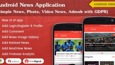 Photo of [Download-S1] Android News Application v1.1 (Simple News, Photo, Video News, Admob with GDPR)