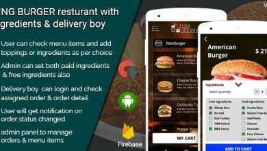 Photo of [Download-S1] KING BURGER v2.0 - Restaurant with Ingredients & delivery boy full android application