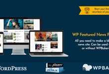 Photo of [Download-S1] WP Featured News Pro v1.0 - Custom Posts Listing Plugin