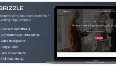 Photo of [Download-S2] Brizzle v1.0 - Responsive Bootstrap 4 Landing Page Template