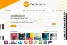 Photo of [Download-S2] OneCommunity v3.3.3 - BuddyPress Nouveau Community Theme